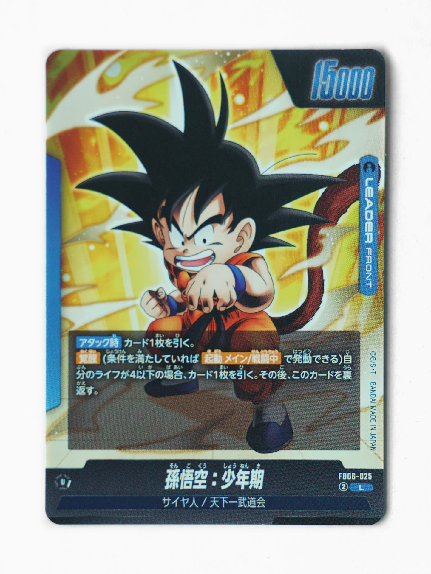 Son Goku : Childhood (FB06-025) - Front